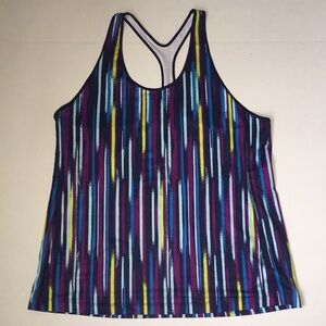 Brooks Athletic Tank Top | Patterned Pick Up Tank | Size XXL